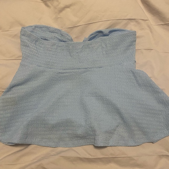 SHEIN Blue Tube Top - Picture 4 of 4